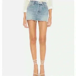 We The Free By Free People Patchwork Mini Denim Skirt